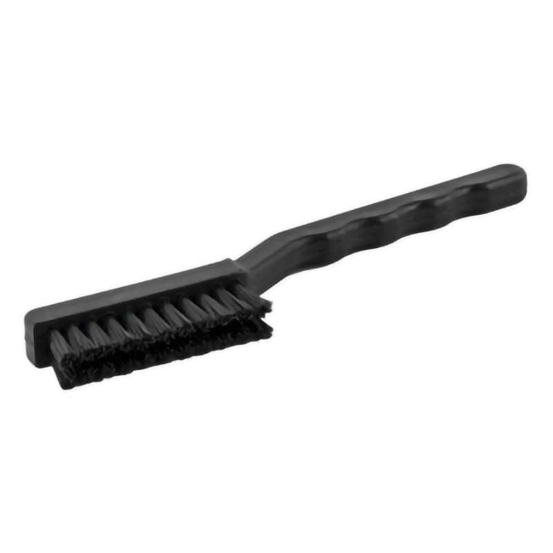 Brush, ESD 2.4" Toothbrush Style, Hard, Conductive, Nylon Bristles